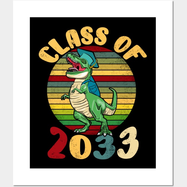 Class Of 2033 Shirt Pre-K Graduate Preschool Graduation Wall Art by sumikoric